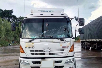 รถบรรทุก 10 ล้อหัวลาก พร้อมหาง ยี่ห้อ  HINO 500 NGV 260 แรงม้า