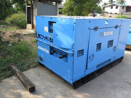 ขาย เครื่องปั้มลม KOMATSU EC50 ZSB มือสอง นำเข้าจากญี่ปุ่น เทียบเท่า AIRMAN PDS175