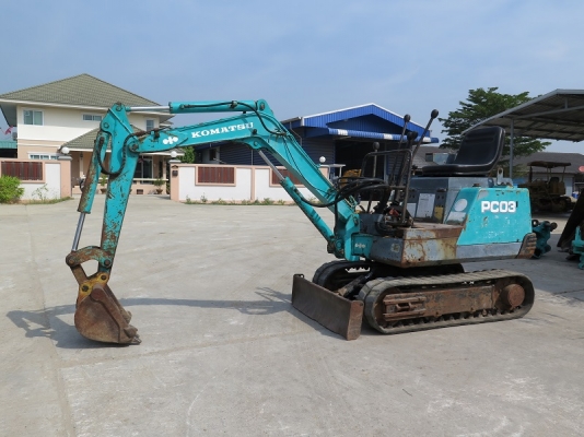 รถขุดเล็ก KOMATSU PC03 มือสองจากญี่ปุ่น