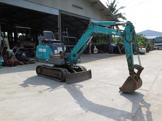 รถขุดเล็ก KOMATSU PC03 มือสองจากญี่ปุ่น
