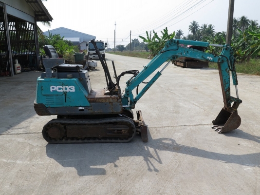 รถขุดเล็ก KOMATSU PC03 มือสองจากญี่ปุ่น