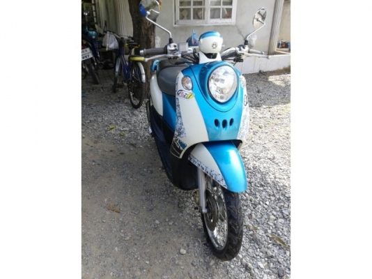 Yamaha Fino สีฟ้า ขาว สวยใสน่ารัก เครื่องดีเดิมๆ