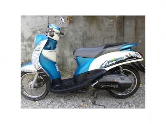 Yamaha Fino สีฟ้า ขาว สวยใสน่ารัก เครื่องดีเดิมๆ