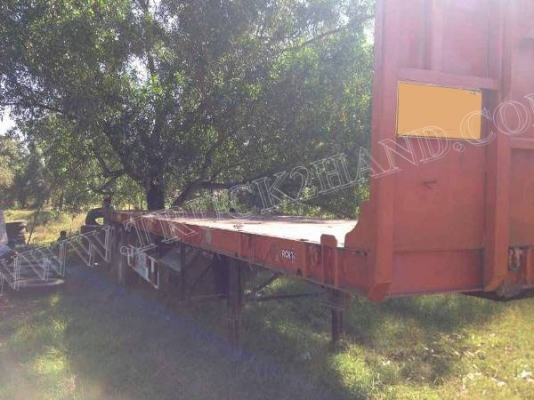 หางพ่วงพื้นเรียบ 3 เพลายาว 12 เมตร อู่ RCK หางพ่วงพื้นเรียบ 3 เพลายาว 12 เมตร อู่ RCK