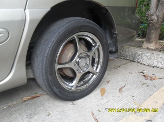 ขายล้อแม็กโครเนียมลายEnkai Pro1ขอบ16 ยาง4เส้น แม็ก5รู114ขายถูกครับ