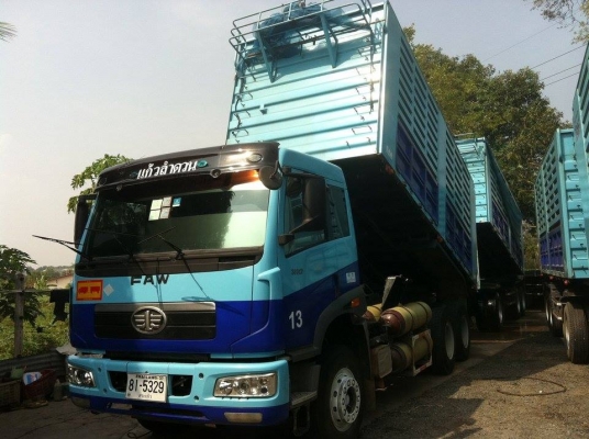 รถปี-2556-ขายรถFAW 10 ล้อ ดั๊มแม่ ดั๊มลูก 3เพลา ของ 3 มิตร