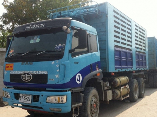 รถปี-2556-ขายรถFAW 10 ล้อ ดั๊มแม่ ดั๊มลูก 3เพลา ของ 3 มิตร