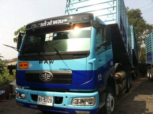 รถปี-2556-ขายรถFAW 10 ล้อ ดั๊มแม่ ดั๊มลูก 3เพลา ของ 3 มิตร
