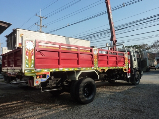 ขาย HINO HITECH 6 ล้อยาง 900-20 เครื่อง HO7D กระบะดั้ม+ เครน ทะเบียนพร้อม ใช้งานได้เลยครับ