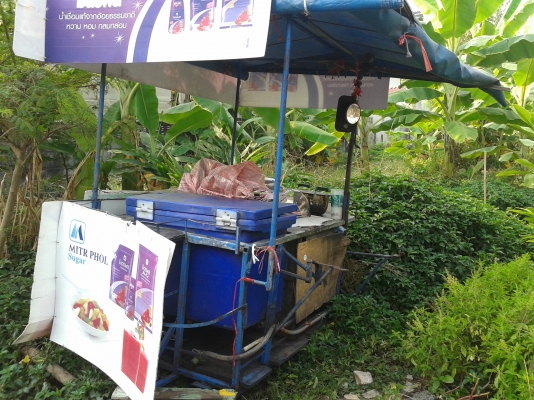 พ่วงข้างสภาพดีพร้อมใช้พ่วงข้างขายกาแฟ