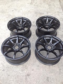 ขายล้อ ce28 ขอบ15 4/100  กว้างหน้า7 หลัง8.25  ไหม่มากๆ ถูกๆครับ