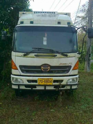 ขายสิบล้อ ฮิโน เมกก้า 220 แรง ปี48 เพลาเดียว ตู้อลูมิเนียมประตูสแตลเลส