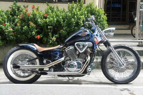 ขาย  steed 400 แต่ง old skull