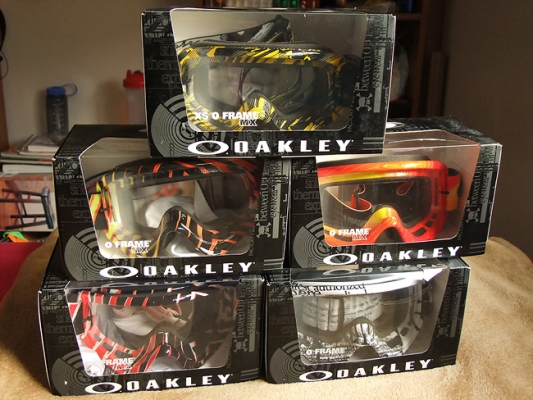 ขายแว่น Goggle Oakley O Frame MX แท้ ๆ สำหรับใส่ขี่ Jet Ski...
