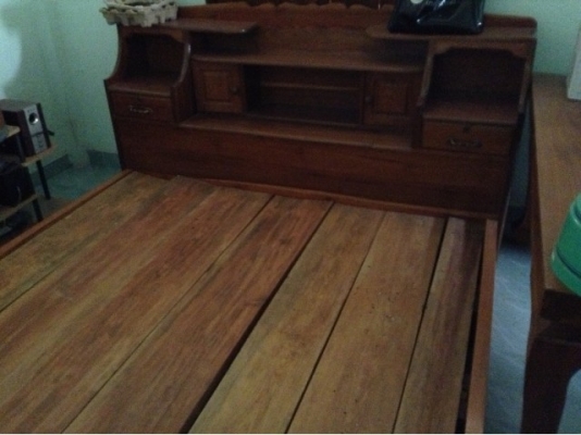 เตียงไม้สัก 6 ฟุต