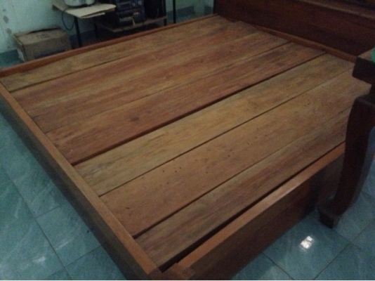 เตียงไม้สัก 6 ฟุต