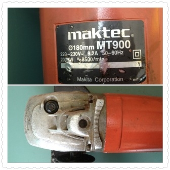 ขายหินเจียรไฟฟ้า 7" maktec MT900