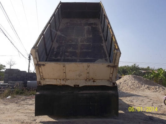 ขายลูกพ่วงดดั้ม  อลูมีเนียมทั้งคัน กระบอกดั้ม 12ตัน