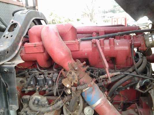 NISSAN   CWM431M  10ล้อ 2เพลาขายตามสภาพหางลากรถแบคโฮขายดาวน์