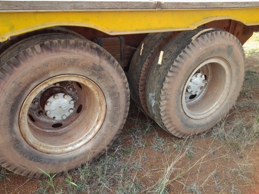 NISSAN   CWM431M  10ล้อ 2เพลาขายตามสภาพหางลากรถแบคโฮขายดาวน์