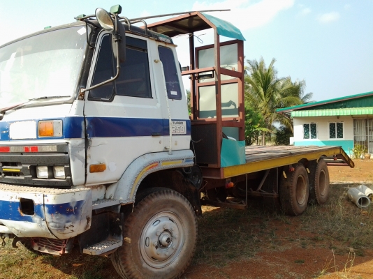 NISSAN   CWM431M  10ล้อ 2เพลาขายตามสภาพหางลากรถแบคโฮขายดาวน์