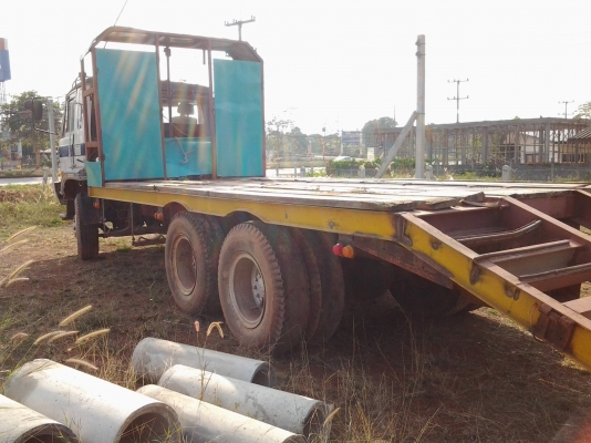 NISSAN   CWM431M  10ล้อ 2เพลาขายตามสภาพหางลากรถแบคโฮขายดาวน์