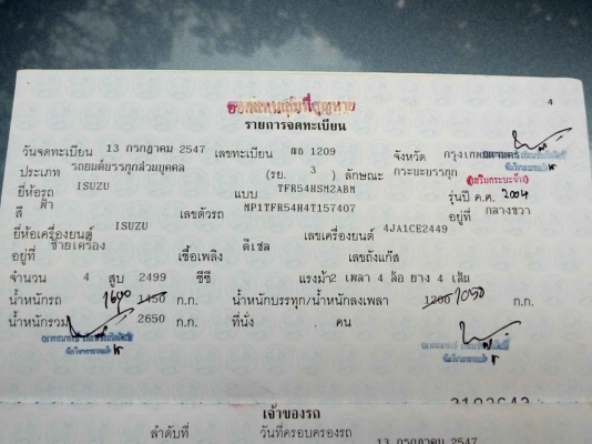 ขออนุญาตขาย ISUZU D-MAX SPARK EX 2.5 Di TURBO MT ปี04 สภาพสวยสักคันครับ ขออนุญาตขาย ISUZU D-MAX SPARK EX 2.5 Di TURBO MT ปี04 สภาพสวยสักคันครับ