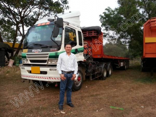 รถบรรทุก 10 ล้อ หัวลาก ยี่ห้อ ISUZU ยูโรทู 270 แรงม้า พร้อมหาง รถบรรทุก 10 ล้อ หัวลาก ยี่ห้อ ISUZU ยูโรทู 270 แรงม้า พร้อมหาง