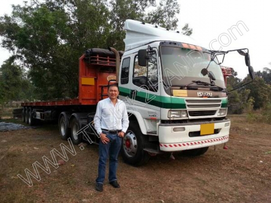 รถบรรทุก 10 ล้อ หัวลาก ยี่ห้อ ISUZU ยูโรทู 270 แรงม้า พร้อมหาง รถบรรทุก 10 ล้อ หัวลาก ยี่ห้อ ISUZU ยูโรทู 270 แรงม้า พร้อมหาง