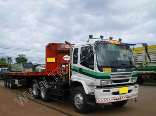 รถบรรทุก 10 ล้อ หัวลาก ยี่ห้อ ISUZU ยูโรทู 270 แรงม้า พร้อมหาง