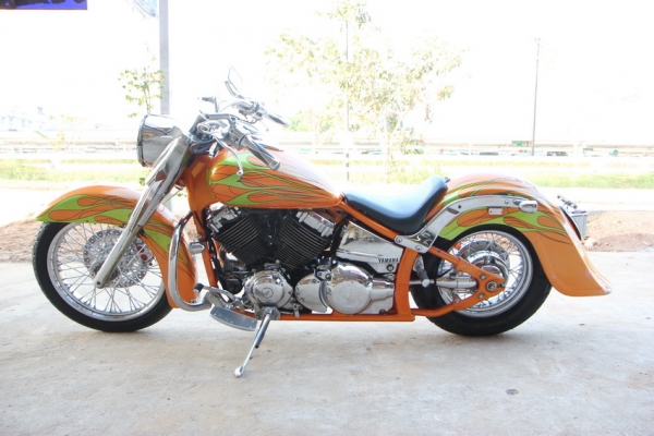 ขาย dragstar400 แต่งแนวฮาเล่ย์ สวย เครื่องดี