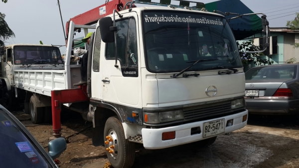 ขาย6ล้อฮีโน่ FDติดเครน ยูนิค303 ท้องV 3ปอก 2ชัก ยาวว6เมตร เครื่อง JO8 215แรง เบรคจิฟฟี่พวงมาลัยพาวเวอร์ แอร์เย็นฉ่ำ ยางเรเดียล บิสโต ใหม่ๆ6เส้น สภาพดี พร้อมใช้