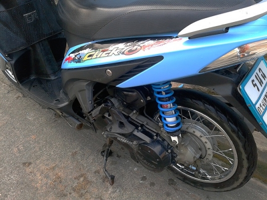 ขาย Honda Click110 คาบู สีฟ้า  รถเดิมๆ เครื่องเดิมๆ ครับ