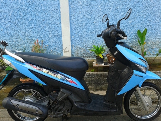 ขาย Honda Click110 คาบู สีฟ้า  รถเดิมๆ เครื่องเดิมๆ ครับ