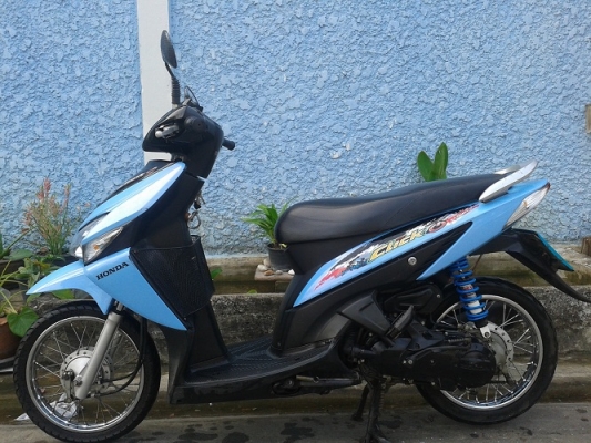 ขาย Honda Click110 คาบู สีฟ้า  รถเดิมๆ เครื่องเดิมๆ ครับ