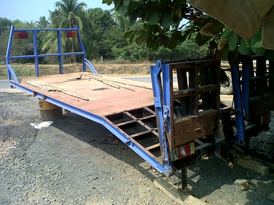 ขายพื้นเทเลอร์หางพับไฮโดริค เหล็กพับหนา 6มิล ใส่6ล้อได้สบาย สภพสวยพร้อมใช้ ราคาต่อรองได้ ติดต่อได้ที่คณอ๊อฟ พิจิตร 086-737-9991