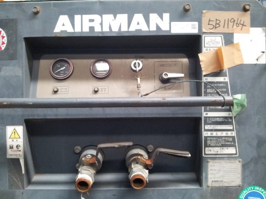 PDS90S # 71-5B11964 ปั๊มลม Airman 90cfm. นำเข้าจากญี่ปุ่น T. กุ้ง:TOS:0813062283