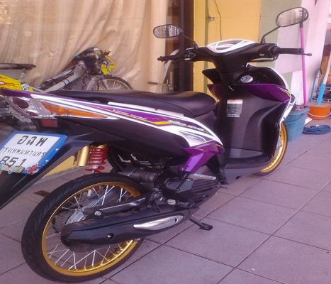 Mio 125 MX รถปี55 เครื่องเดิมๆแต่งสวยภายนอกอย่างเดียว ครับ
