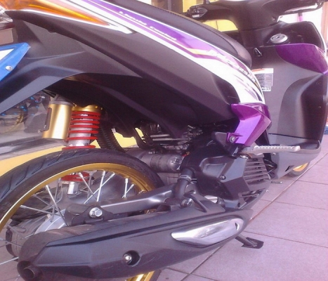 Mio 125 MX รถปี55 เครื่องเดิมๆแต่งสวยภายนอกอย่างเดียว ครับ