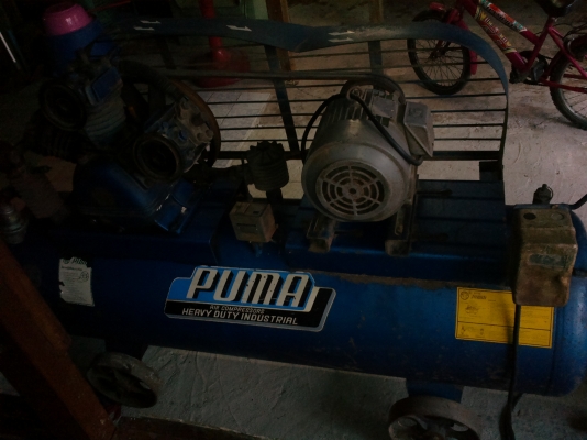 ขายปั๊มลมPUMA 5HP มือ2