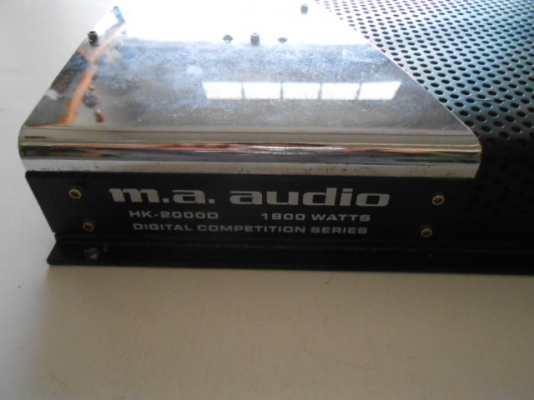 แอมคลาสดี m.a.audio 1800 วัตต์ เนื้อเบสดีมาก เจ้าของใช้มือเดียว ไม่เคยซ่อม