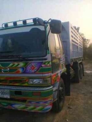 ขายรถบรรทุกสิบล้อดั๊มพ์ Hino 1J เครื่องเดิม 210 แรง จดปี 40 ดั๊มพ์เหล็ก ทะเบียนพร้อม