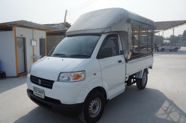 Suzuki carry มีหลังคา ติดแก็ส LPG+หัวฉีด สวยงาม รถพร้อมใช้งาน การันตีรถสวย จัดไฟแนนได้ ฟรีดาวน์ ติดแบ็คลิสออกรถได้