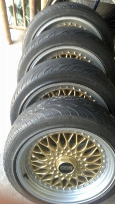 บีบีเอส ขอบ 17 กว้าง 7.5 ขนาด 5 รู 114 พร้อมยาง บีบีเอส ขอบ 17 กว้าง 7.5 ขนาด 5 รู 114 พร้อมยาง