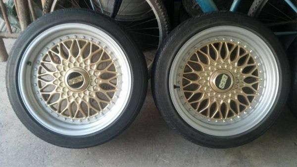 บีบีเอส ขอบ 17 กว้าง 7.5 ขนาด 5 รู 114 พร้อมยาง บีบีเอส ขอบ 17 กว้าง 7.5 ขนาด 5 รู 114 พร้อมยาง