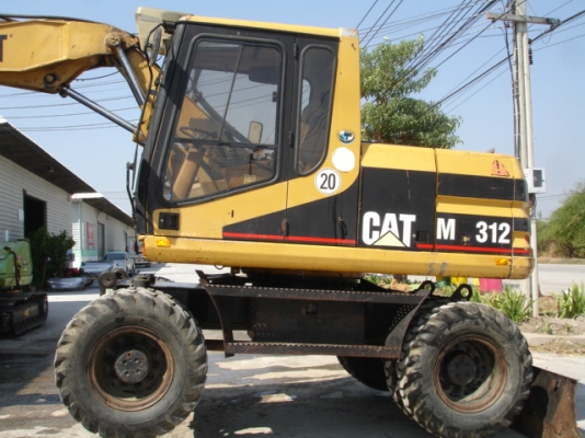 CAT M312 ปี 1998 นำเข้าจากยุโรป สภาพสวย พร้อมตรวจสภาพครับ