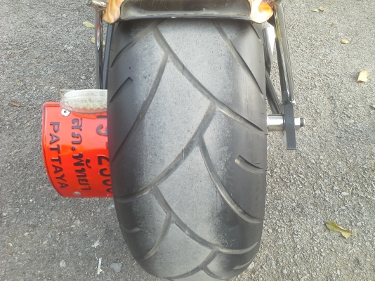 ขาย รถยิงเฟรมสปิงเกอร์หน้ายาว เครื่อง Honda Steed สภาพพร้อมใช้