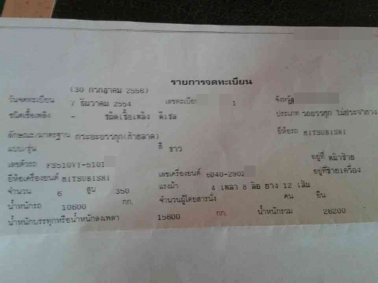 MITSUBISHI 12 ล้อท้ายลาด