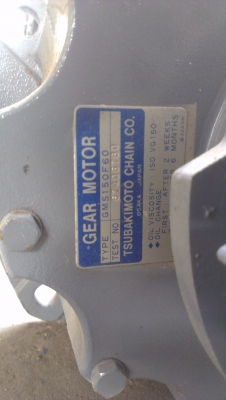 Sell> มอเตอร์เกียร์มือสอง Toshiba 2 แรง 3 เฟส 380V. 35RPM. 1:43 เงียบกริ็บ สภาพนางฟ้าครับ