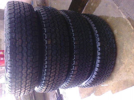 ล้อกระทะ16พร้อมยาง205R16บิดโตนดูเลอร์689ป้ายแดง